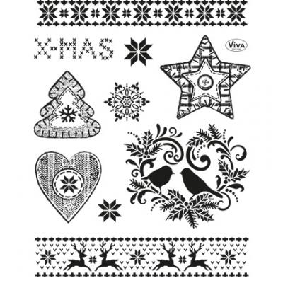 Viva Decor Clear Stamps - Weihnachtsmotive II